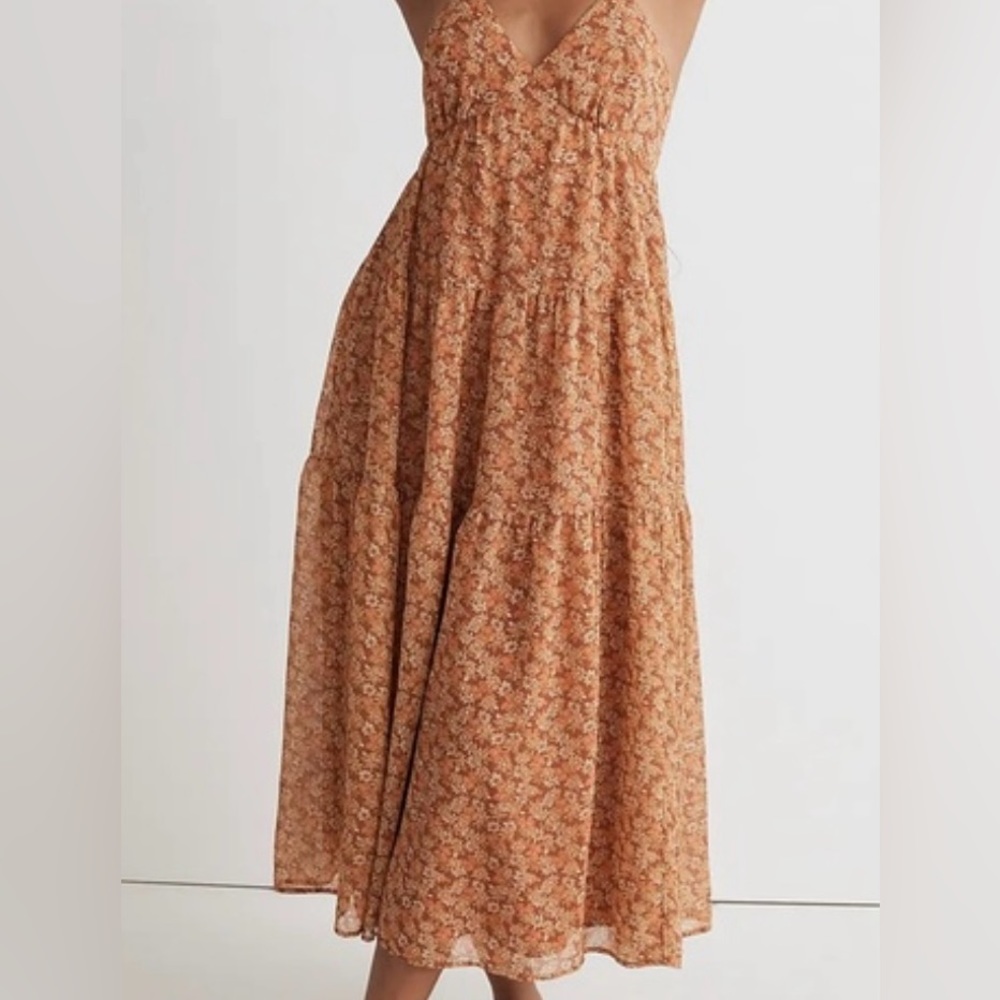 NWT Madewell beautiful flowing spring summer dress. With 2 side pockets